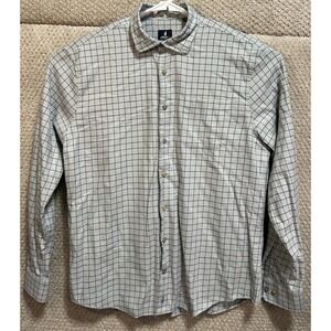Johnnie‎ O Santa Monica Long Sleeve Button Down Sage Checkered Size Large